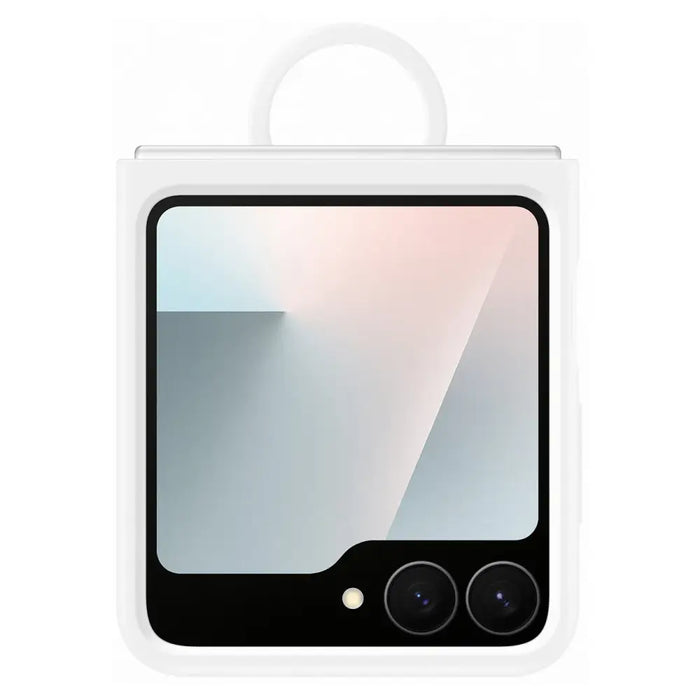 Силиконов калъф Samsung за Samsung Galaxy Z Flip7 FE - Бял
