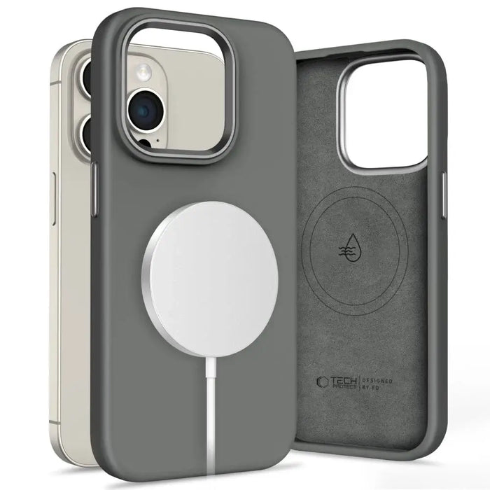 Силиконов калъф Tech-Protect PUZ MagSafe за iPhone 15 Pro