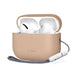 Силиконов калъф Tech-Protect за AirPods Pro 3 - бежов