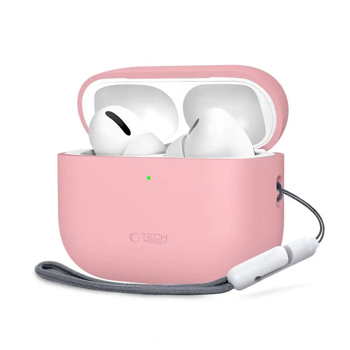 Силиконов калъф Tech-Protect за AirPods Pro 3 - розов