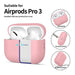 Силиконов калъф Tech-Protect за AirPods Pro 3 - розов