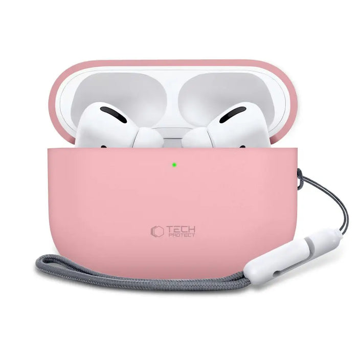 Силиконов калъф Tech-Protect за AirPods Pro 3 - розов