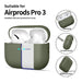 Силиконов калъф Tech-Protect за AirPods Pro 3 - зелен
