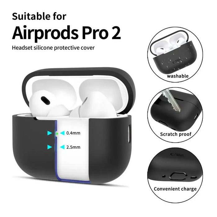Силиконов калъф Tech-Protect за Apple AirPods Pro 1 / 2