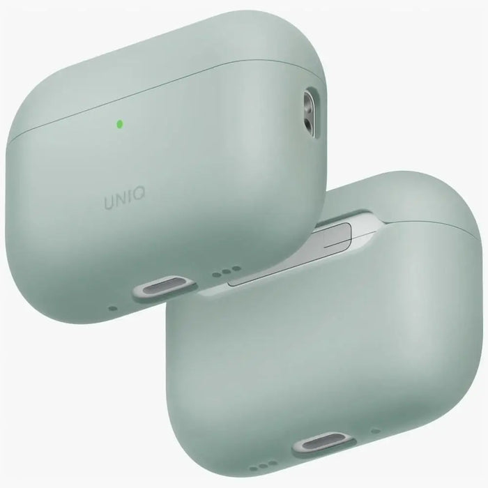 Силиконов калъф Uniq Lino за AirPods Pro 3 - зелен