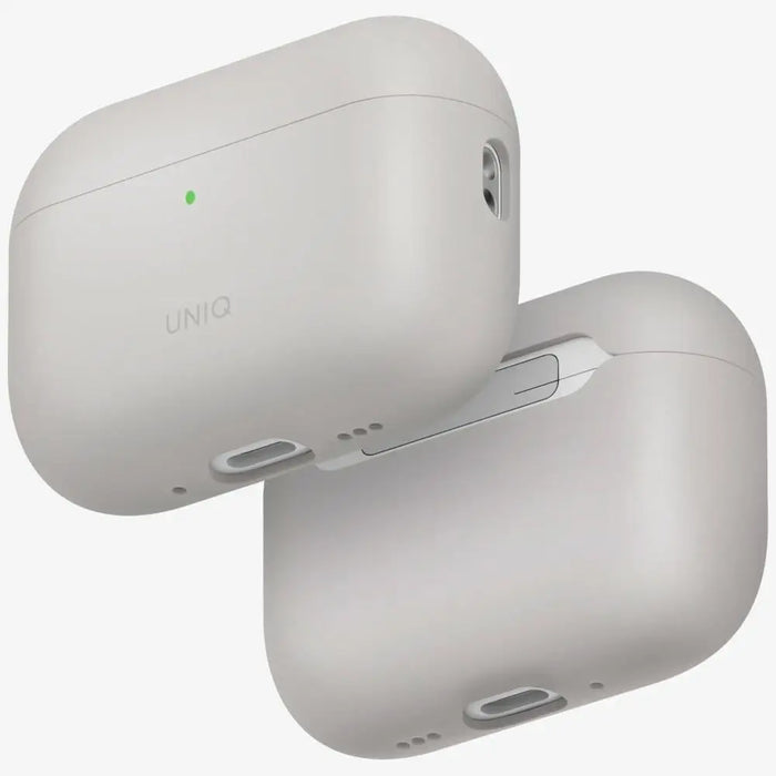 Силиконов калъф Uniq Lino за AirPods Pro - бежов
