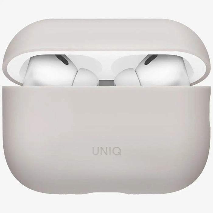 Силиконов калъф Uniq Lino за AirPods Pro - бежов