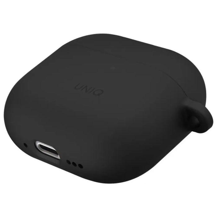 Силиконов калъф Uniq Nexo AirPods 4 + кукички за уши - черен