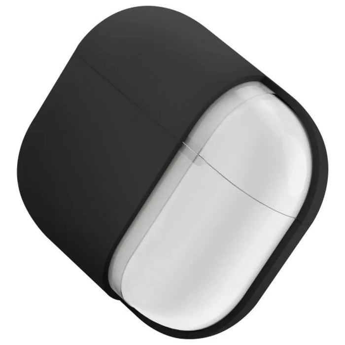 Силиконов калъф Uniq Nexo AirPods 4 + кукички за уши - черен