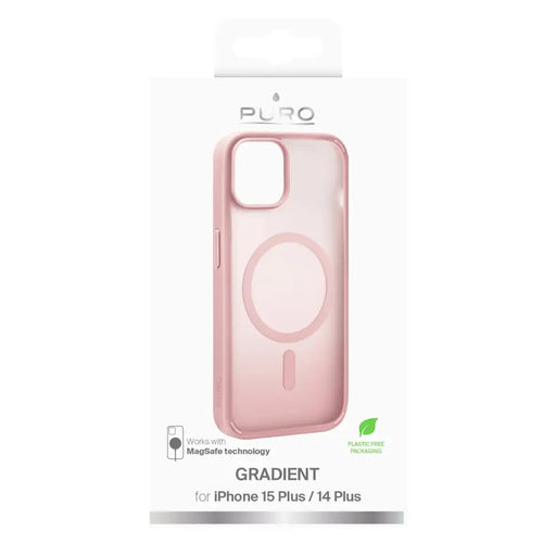 Силиконов калъф Puro Gradient MagSafe за iPhone 15 Plus