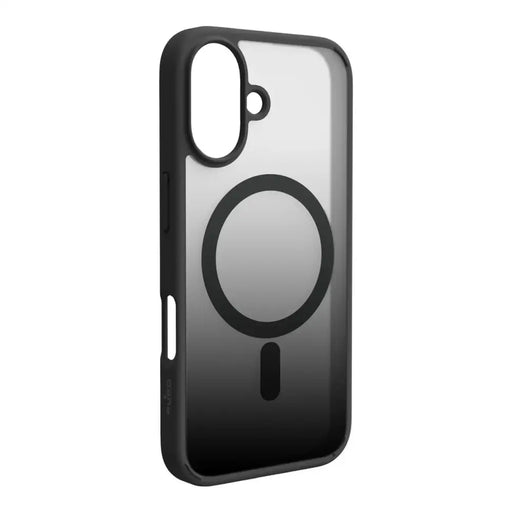 Силиконов калъф Puro Gradient MagSafe за iPhone 16 - черен