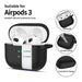 Силиконов калъф Tech-Protect за Apple AirPods 3 - черен