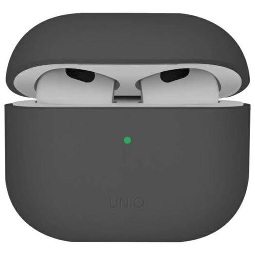 Силиконов калъф Uniq Lino за AirPods 4 - сив