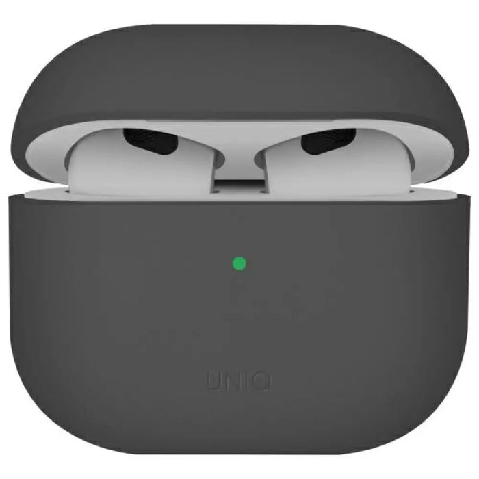 Силиконов калъф Uniq Lino за AirPods 4 - сив