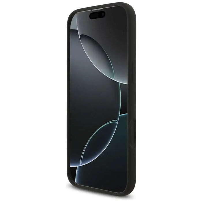 Силиконов калъф Guess Big 4G Script за iPhone Air - черен