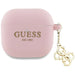 Силиконов калъф Guess за AirPods 4 4G Charm - розов