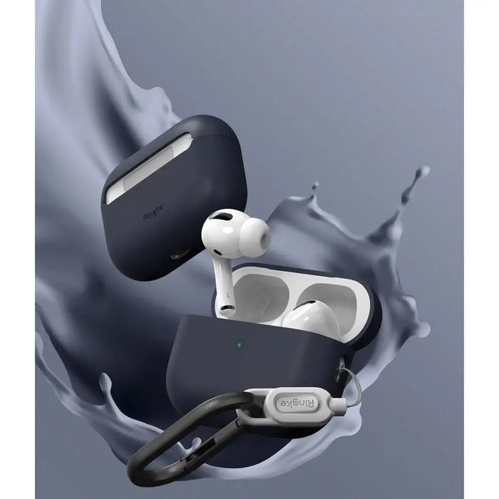 Силиконов калъф Ringke за Apple AirPods Pro 1 / 2 - тъмносин