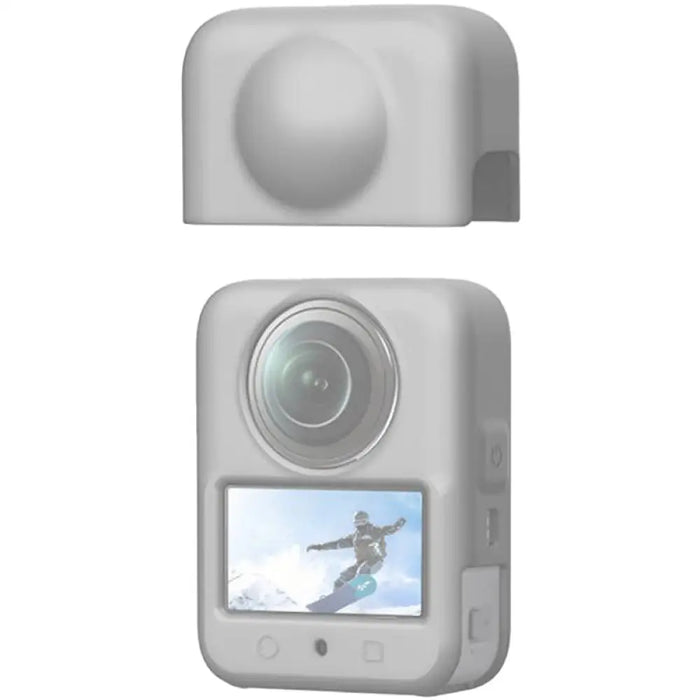 Силиконов калъф с обектив PULUZ за DJI Osmo 360 (сив)