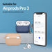 Силиконов калъф Tech-Protect Hook за AirPods Pro - сив