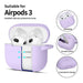 Силиконов калъф Tech-Protect за Apple AirPods 3 - лилав