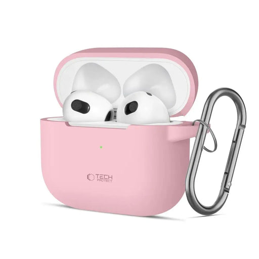 Силиконов калъф Tech-Protect за Apple AirPods 3 - розов