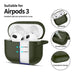 Силиконов калъф Tech-Protect за Apple AirPods 3 - зелен