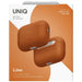 Силиконов калъф Uniq Lino за AirPods Pro 3 - оранжев