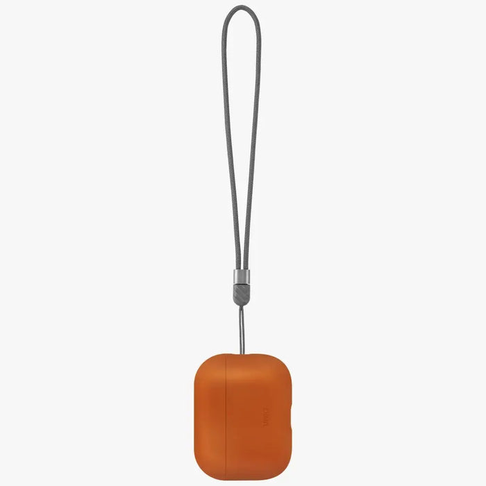 Силиконов калъф Uniq Lino за AirPods Pro 3 - оранжев