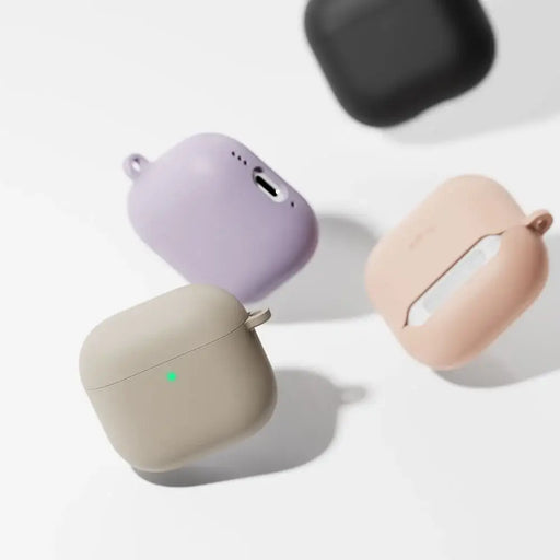 Силиконов калъф Ringke за Apple AirPods 4 - бежов