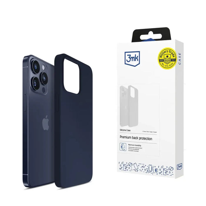 Силиконов кейс 3mk за iPhone 16 Pro Max - Navy Blue