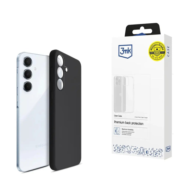 Силиконов кейс 3mk за Samsung Galaxy A55 5G - черен