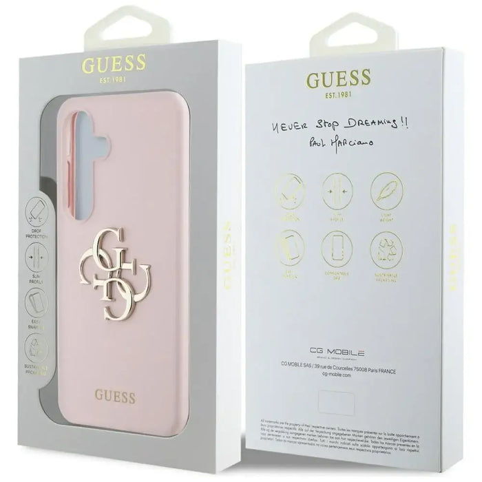 Силиконов кейс Guess Big 4G Logo Bottom Script за Samsung