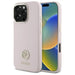 Силиконов кейс Guess Logo Strass 4G за iPhone 16 Pro Max