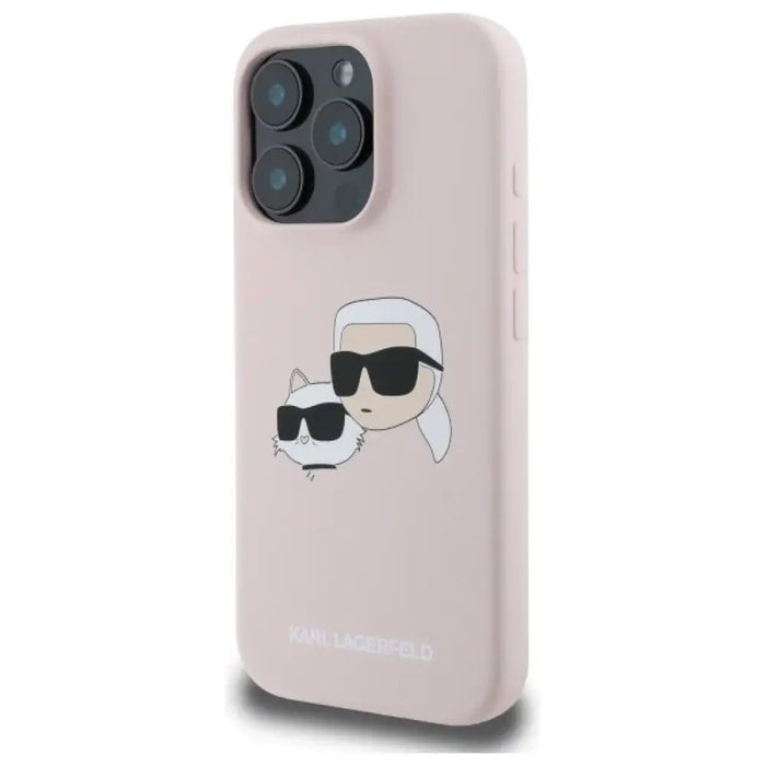 Силиконов кейс Karl Lagerfeld Heads Print MagSafe за iPhone