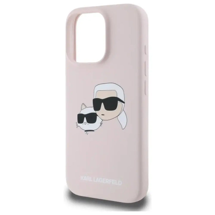 Силиконов кейс Karl Lagerfeld Heads Print MagSafe за iPhone