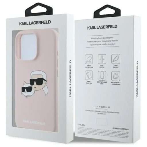 Силиконов кейс Karl Lagerfeld Heads Print MagSafe за iPhone
