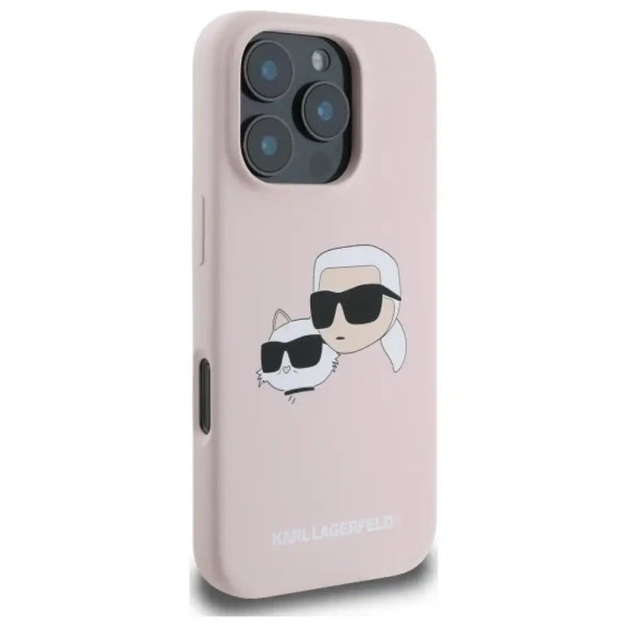 Силиконов кейс Karl Lagerfeld Heads Print MagSafe за iPhone
