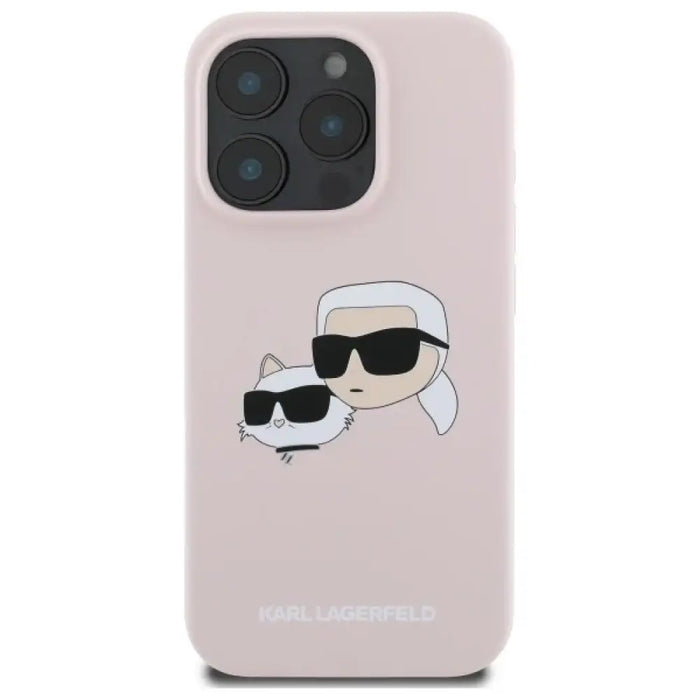Силиконов кейс Karl Lagerfeld Heads Print MagSafe за iPhone