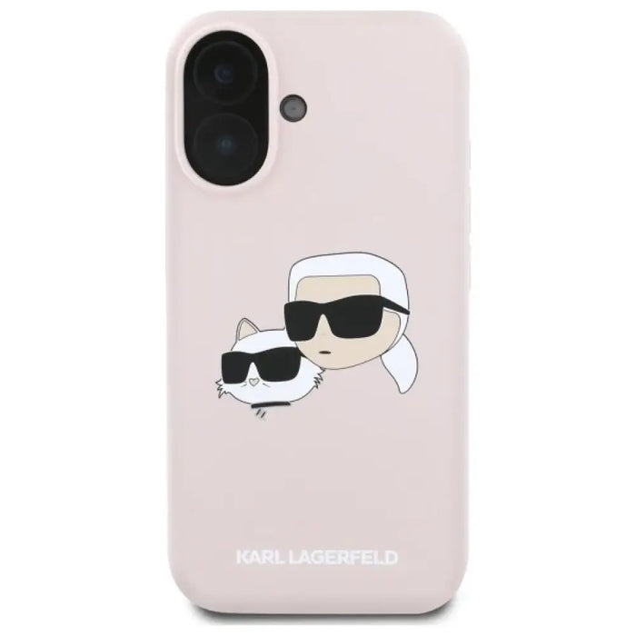 Силиконов кейс Karl Lagerfeld Heads Print MagSafe за iPhone