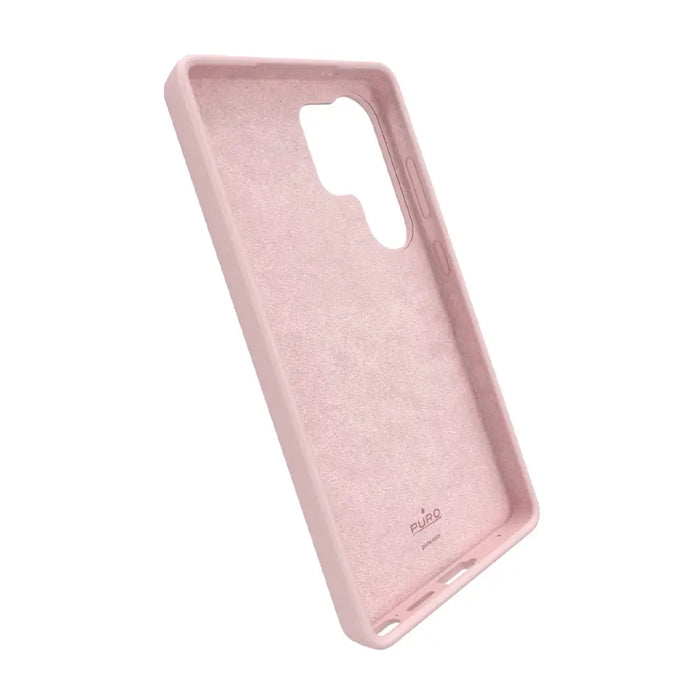 Силиконов кейс Puro Icon за Samsung Galaxy S25 Ultra - розов
