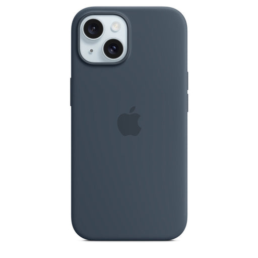 Силиконов кейс Apple MT0N3ZM/A MagSafe за iPhone 15 син