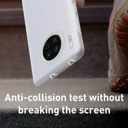 Силиконов кейс Baseus за Huawei Mate 30 прозрачен/черен
