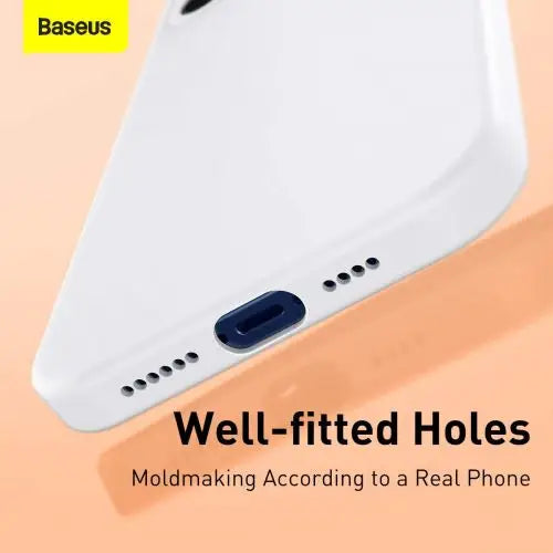 Силиконов кейс Baseus за iPhone 12 mini черен