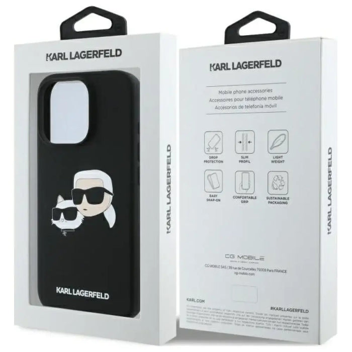 Силиконов кейс Karl Lagerfeld Heads Print MagSafe за iPhone