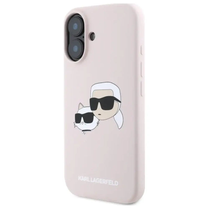 Силиконов кейс Karl Lagerfeld Heads Print MagSafe за iPhone