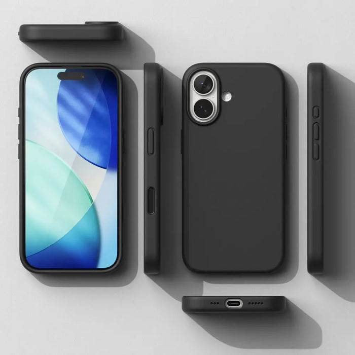 Силиконов магнитен калъф Ringke MagSafe за iPhone 17 - лилав