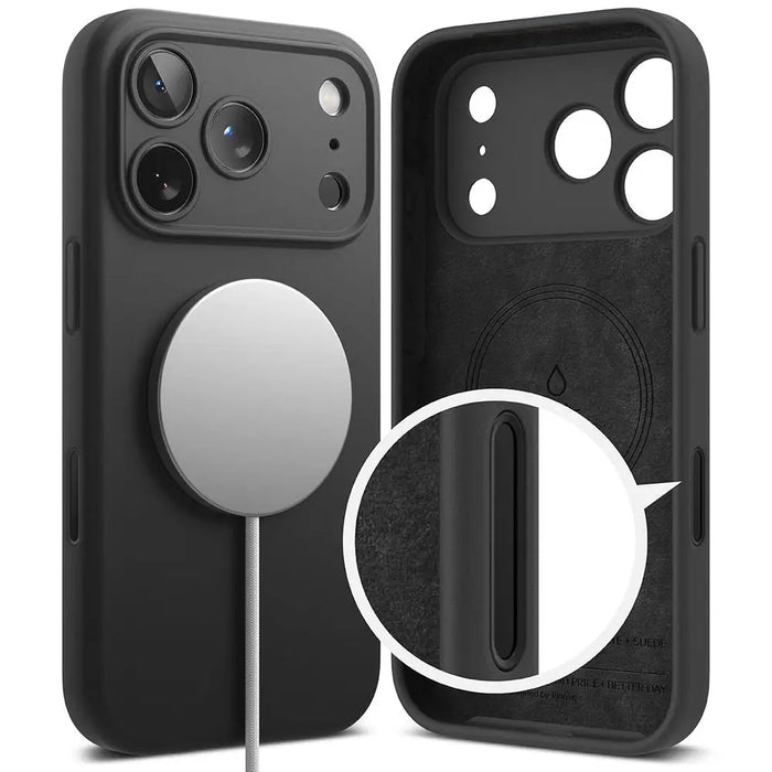 Силиконов магнитен MagSafe калъф Ringke за iPhone 17 Pro