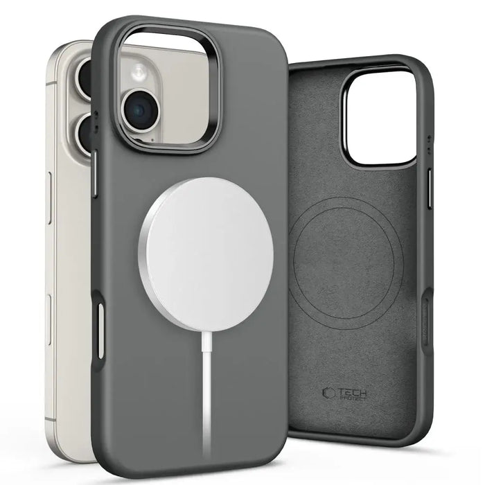 Силиконов PU MagSafe калъф Tech-Protect за iPhone 16 Pro