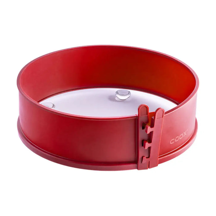 СИЛИКОНОВА ФОРМА СЪС СТЪКЛЕНА ОСНОВА Ф26Х7/3.4 L ЧЕРВЕНА