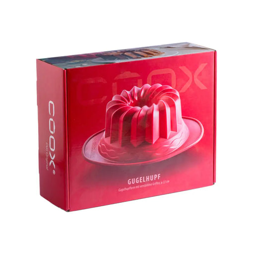 СИЛИКОНОВА ФОРМА ЗА КЕКС 29.5Х22Х10 CM ЧЕРВЕНА COOX